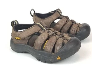 Keen Kid's Brown Newport Waterproof Closed Toe Outdoor Leather Sandals Size 9 - Picture 1 of 5
