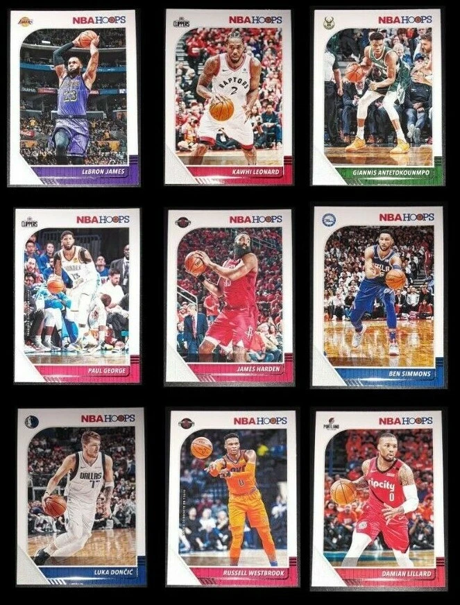 2019-20 NBA Hoops Basketball Trading Cards Base/Inserts (1-280) - Pick Your Card - Image 1 of 1