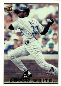 1999 Pacific Crown Collection Arizona Diamondbacks Baseball Card #19 Devon White