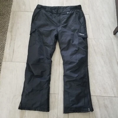 Pantalones de nieve Arctix 5k para hombre XL/TG cintura ajustable snowboard esquí, NEGROS, usados  Foto 1 de 4