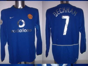 Manchester United David BECKHAM Jersey Shirt Adult XL Soccer Football Nike L/S - Picture 1 of 7