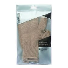 Basic Care Exfoliating Gloves Body Dead Skin Removal Scrub Shower Grey Nylon