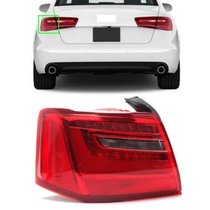 Outer Rear Tail Light Lamp For AUDI A6 C7 2012 2013-2016 LED Left Driver Side - Picture 1 of 6