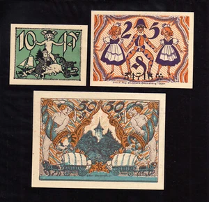 SONNEBERG - GERMANY NOTGELD - 10, 25, 50 PFENNIG - Picture 1 of 2