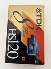 NEW SEALED NOS TDK  8mm HS120 High Standard 120 Camcorder Video Cassette Tape