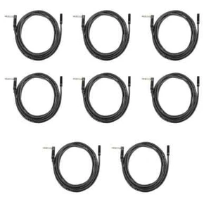 8 Quality 18' Headphone Extension Cables 1/4" (m) To 1/8" (f) R/A by Elite Core - Picture 1 of 4
