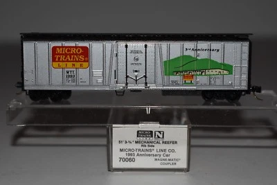 N Scale MTL 70060 Micro-Trains Line 1993  3rd Anniversary 51' Reefer 1993 C4090 - Image 1 of 2