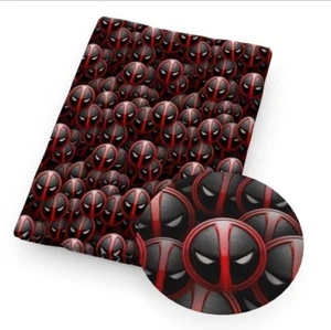 Character cartoon Superhero Polyester Cotton blend fabric 20x55" 1078757 - Picture 1 of 1