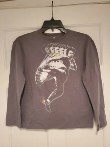 New Bruce Lee Spin Kick Kids Youth Medium (8) Karate Jeet Kune Do MMA L/S Tee - Picture 1 of 4