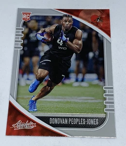 2020 Absolute Holographic Foil Donovan Peoples-Jones Rc Browns #134 Rookie RC - Picture 1 of 2