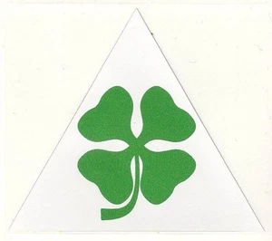 ALFA ROMEO Trefle triangle sticker vinyle laminé - Picture 1 of 1