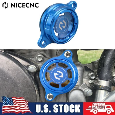 Tapa de filtro de aceite transparente NICECNC para Yamaha YZ250F 2014-2024 YZ450F 2010-2022 Foto 1 de 4