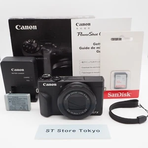 [Mint] Canon PowerShot G7 X Mark III Compact digital Camera Black English w/Box - Picture 1 of 24