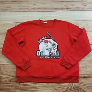Los Angeles Angels Sweater Mens Extra Large Red Baseball Shohei Ohtani Adult XL - Picture 1 of 10