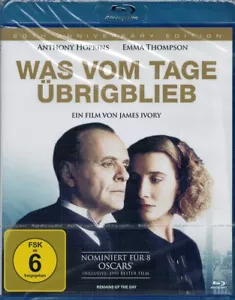 Blu-ray WAS VOM TAGE ÜBRIGBLIEB # Anthony Hopkins, Emma Thompson ++NEU - Bild 1 von 4
