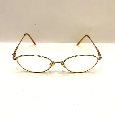 Elizabeth Arden Eyeglasses EA668 2 Gold Designer Frames Only 53-18-135 - Imagem 1 de 4