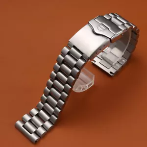 20mm 22mm Stainless Steel Sport Deployment Clasp Bracelet fit Tag Heuer Watch - Picture 1 of 7