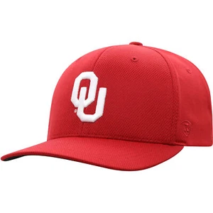 Men's Top of the World Crimson Oklahoma Sooners Reflex Logo Flex Hat - Picture 1 of 4