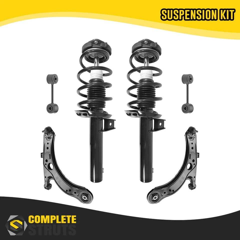 Front Complete Strut Control Arm & Link Kit for 2005-2006 Volkswagen Jetta FWD - Image 1 of 1