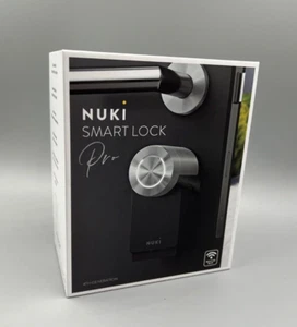 Nuki Smart Lock Pro 4. Gen - Smartes Türschloss mit WLAN und Akkupack schwarz - Bild 1 von 5