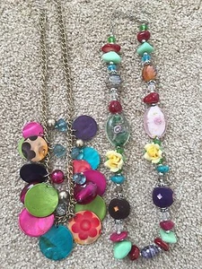 2 Necklaces, Erica Lyons, Fashion, bold colorful jewelry - Picture 1 of 1