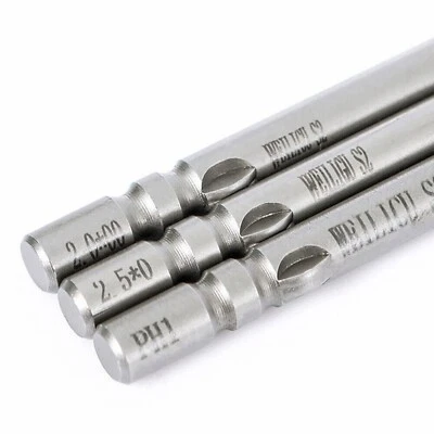 Magnetic PH0 PH1 PH2 Phillips Screwdriver Bit Long Impact Driver Drill 4mm Shank - Image 1 of 4