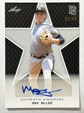 2020 LEAF PG NATIONAL SHOWCASE MAX MILLER BLACK AUTO 27/50 M