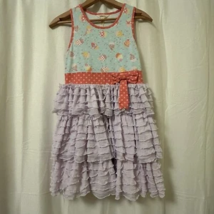 Matilda Jane Brilliant Daydream Let’s Eat Cake Tulle Dress Size 12 Cupcakes - Picture 1 of 4