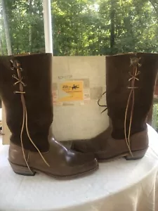 Vintage Western Cowboy Boots Mens 8.5 D” - Picture 1 of 14