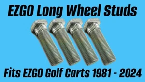 4 Pack EZGO TXT GOLF CART LONG WHEEL STUDS 19862G2 1981 - 2024 Models - Picture 1 of 2