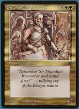 Sir Shandlar of Eberyn Legends NM White Green Uncommon CARD (207389) ABUGames