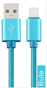 10FT USB Nylon Charger For iPhone iPad Braided Charging Cable Power Adapter Cord - Picture 1 of 18