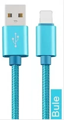 10FT USB Nylon Charger For iPhone iPad Braided Charging Cable Power Adapter Cord - Image 1 of 4