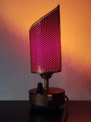 Lampe Télé Ambiance Bouton Variateur de Lumière Tôle Perforée de Mategot  France - Photo 1/4