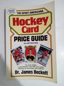 Sport Americana Hockey Card Price Guide Illustrated 1991 James Beckett - Picture 1 of 2