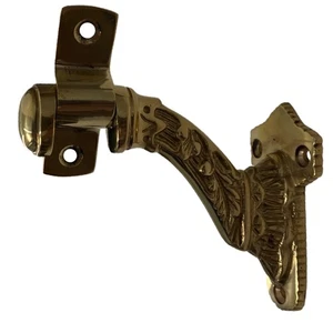 Stairs Hand Rail Bracket in Cast Solid Brass - The Victoria - Picture 1 of 2