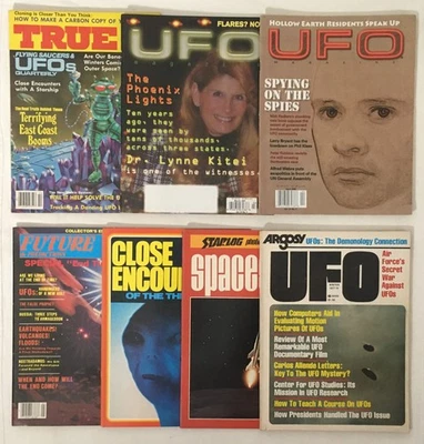 Vintage UFO Conspiracy Magazine Lot of 7 Foto 1 de 4