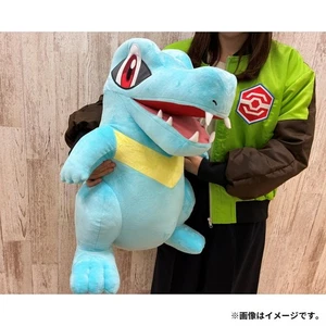 Pokémon Center Original Plüschtier Lebensgroß Totodil Spielzeug Puppe Japan Brandneu - Bild 1 von 5