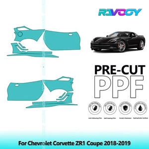 PreCut Paint Protection PPF Kit For Chevrolet Corvette ZR1 Coupe 2018-2019 - Picture 1 of 7