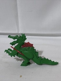 Lego Green Dragon Minifigure Red Wings 6076 / 6082 Classic Castle