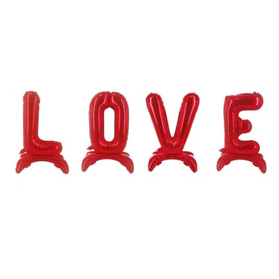 Love Balloon Self Standing Valentine Wedding Anniversary Party Decoration 32" - Image 1 of 4