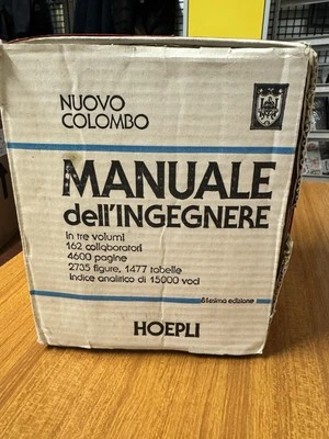 Hoepli manuale dell'ingegnere 1985. Nuovo Colombo. 3 volumi. 81ª edizione - Immagine 1 di 4