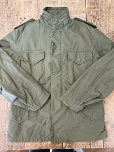 Alpha Industries M-65 Giacca Jacket Cold Weather Verde Made Usa Tg M Regular Vtg - Foto 1 di 16