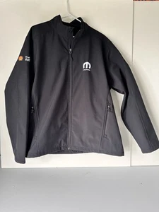 Chaqueta negra con cremallera completa Mopar Port Authority Shell Rotella Oil Penzoil 2XL XXL - Imagen 1 de 10