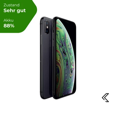 Apple iPhone XS 256GB Space Grau, Sehr gut - Refurbished, 24 Monate Garantie - Bild 1 von 4