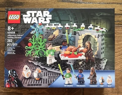 LEGO Star Wars 40658 Halcón Milenario Holiday Diorama Nuevo en Caja Sellada RETIRADO Foto 1 de 4