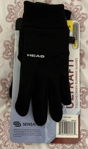 Sendatec Head Ultrafit Touchscreen Stretch Running Gloves Black Size S / P Black - Picture 1 of 3
