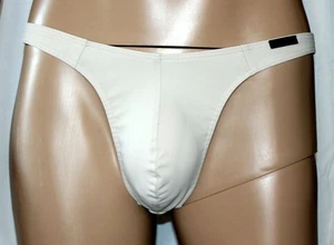 Manstore Tower String M2486 Gr.  M  sand beige matter Glanz Latex edles Design - Bild 1 von 3