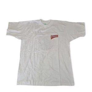 Vintage Piranha Swim Team 80's Single Stitch Tee T-Shirt XL weiß neu aus altem Lagerbestand doppelseitig  - Bild 1 von 22