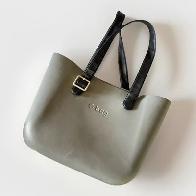 O Bag Bolso de Mano Italiano Impermeable Hombro Correas de Cuero Hecho en Italia LG Foto 1 de 4